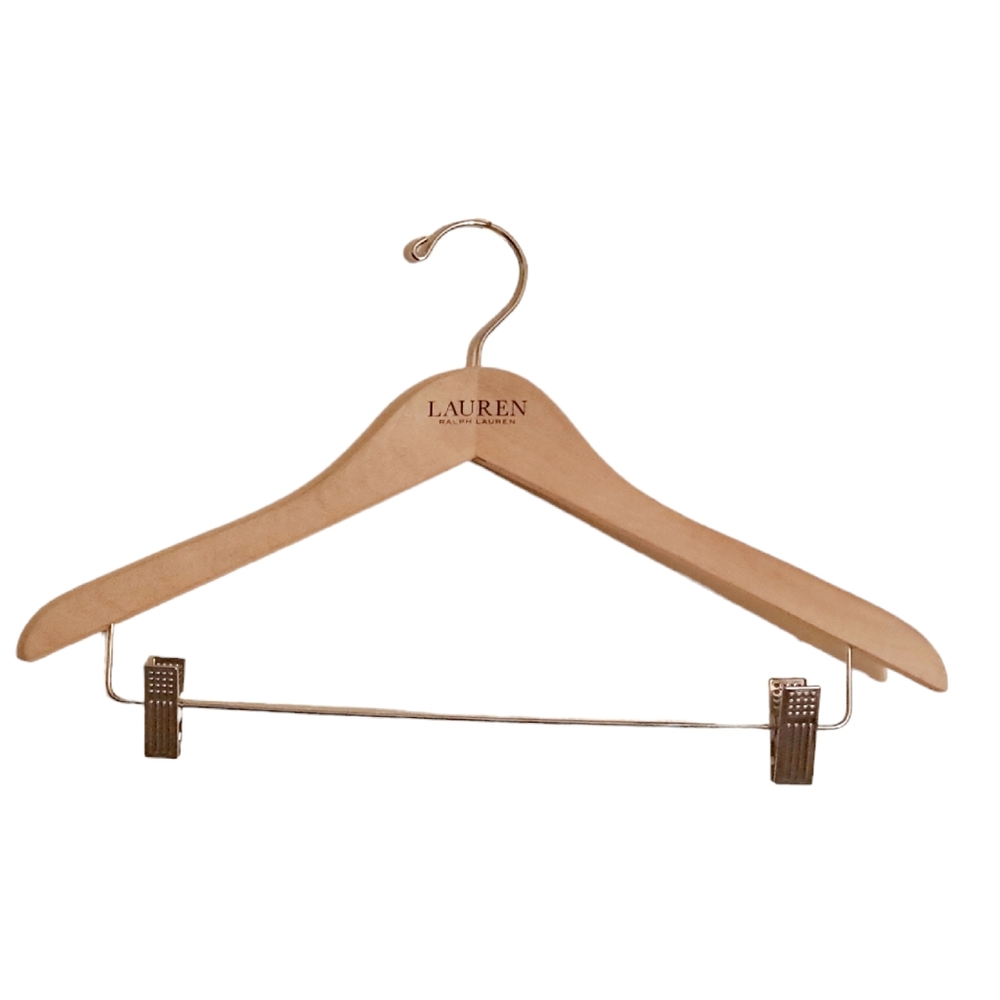 Ralph Lauren Wooden Pant Hanger Set